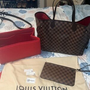 Louie Vuitton Neverfull Gm Damier Ebene
